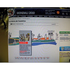 	Repubblica.it, Mondiali 2010, Storia del Sudafrica, animazione